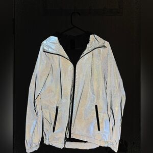 Reflective Hooded Windbreaker Jacket - Running Jacket/ Cycling Jacket
